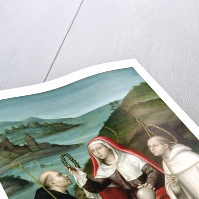 St. Mary Magdalene with St. Dominic and St. Bernard, c.1580 by Nicolas Borras