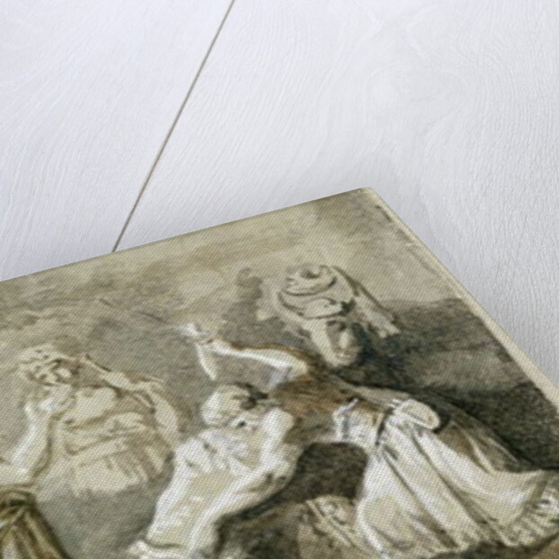 Ancient sacrifice by Luis Paret y Alcazar