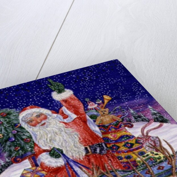 Father Christmas Setting Out on Christmas Eve by Catherine Bradbury