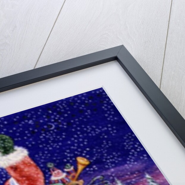 Father Christmas Setting Out on Christmas Eve by Catherine Bradbury