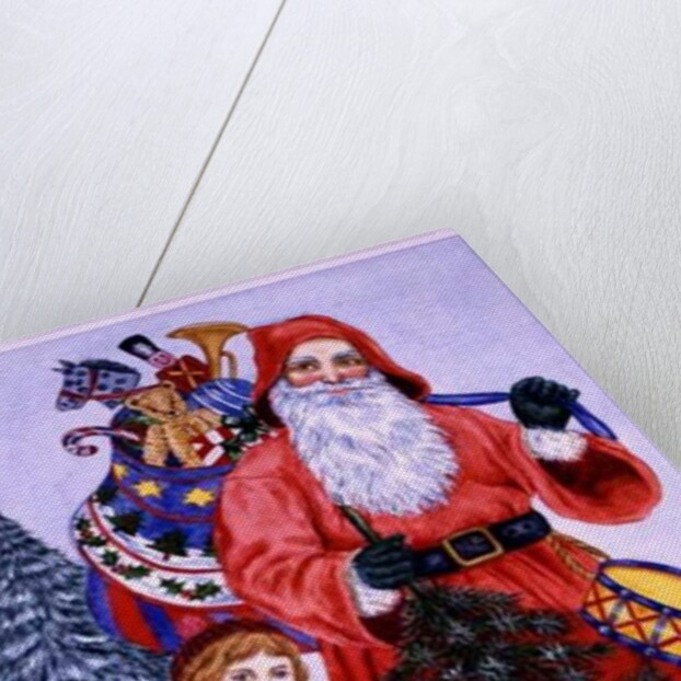 Santa and his helper by Catherine Bradbury
