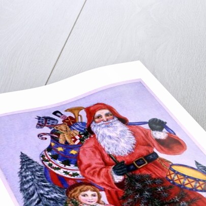 Santa and his helper by Catherine Bradbury