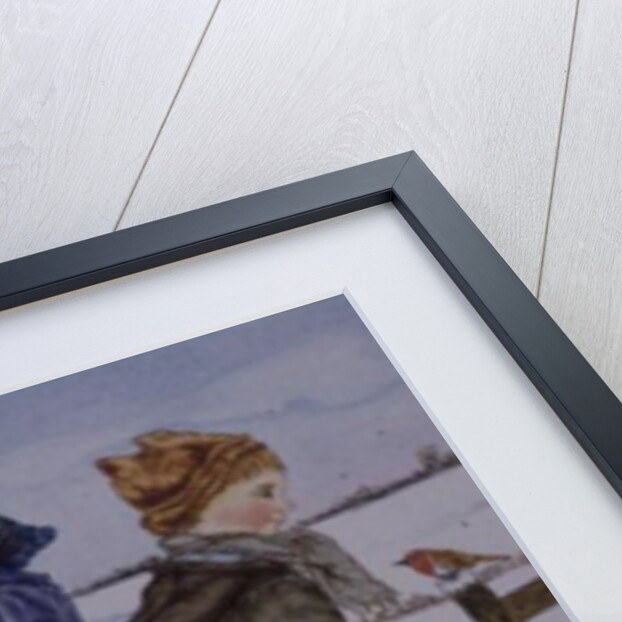 Children playing in the snow by Catherine Bradbury