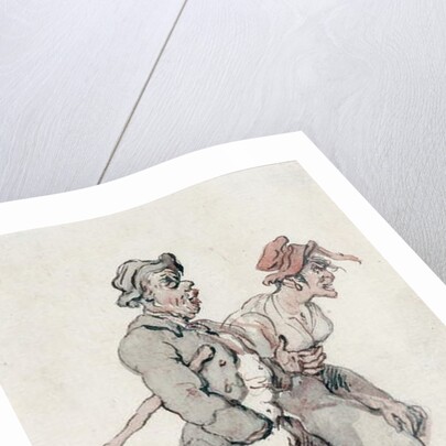 The Strollers by Thomas Rowlandson