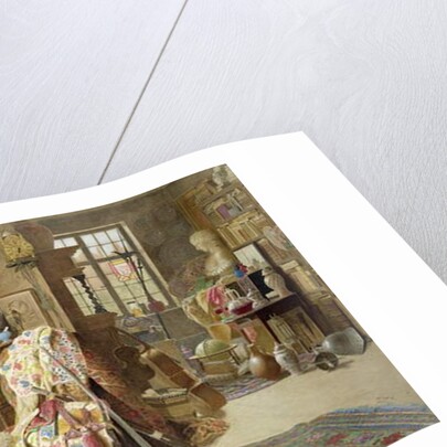 Armour, Prints, Pictures, Pipes, China Old Rickety Tables, and Chairs Broken Back'd, 1882 by Benjamin Walter Spiers