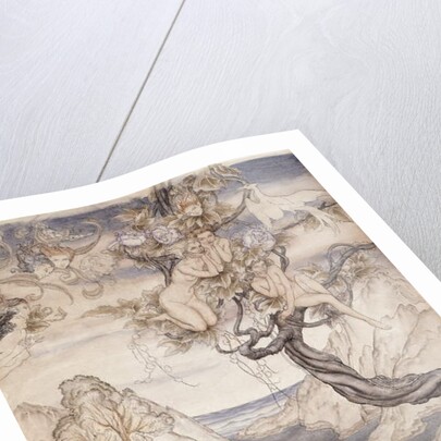 A Fairy Song, drawn for Act II, scene ii by Arthur Rackham