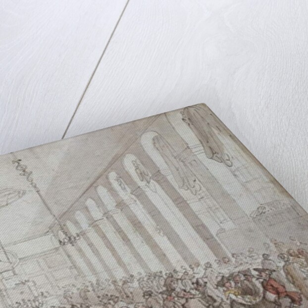 The Old India House by Thomas Rowlandson