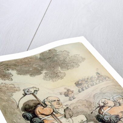 Light Infantry Volunteers, 1804 by Thomas Rowlandson