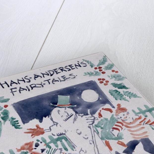 Front cover sketch for Hans Andersen's Fairy Tales by Arthur Rackham