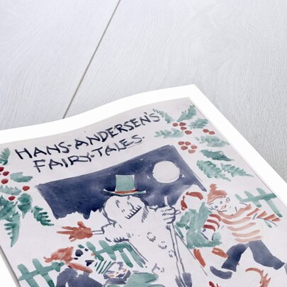 Front cover sketch for Hans Andersen's Fairy Tales by Arthur Rackham