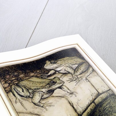 The Frogs and the Well by Arthur Rackham
