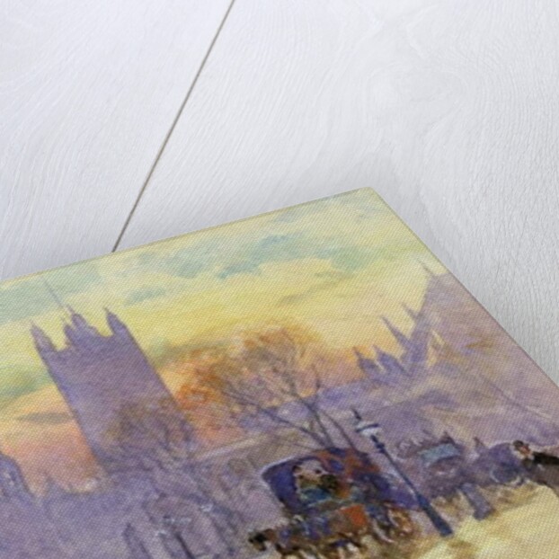 Parliament Square at Dusk, 1889 by Herbert Menzies Marshall