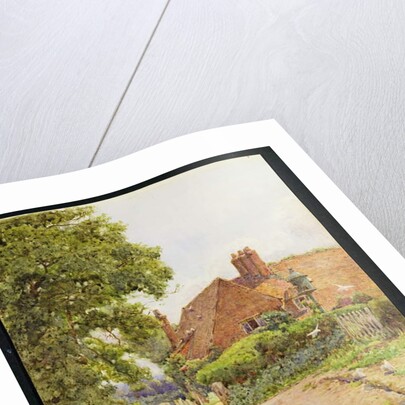 A Hampshire Farmhouse near Steep by Ernest Arthur Rowe