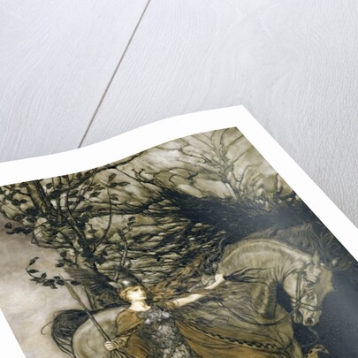 Brunnhilde, 1910 by Arthur Rackham