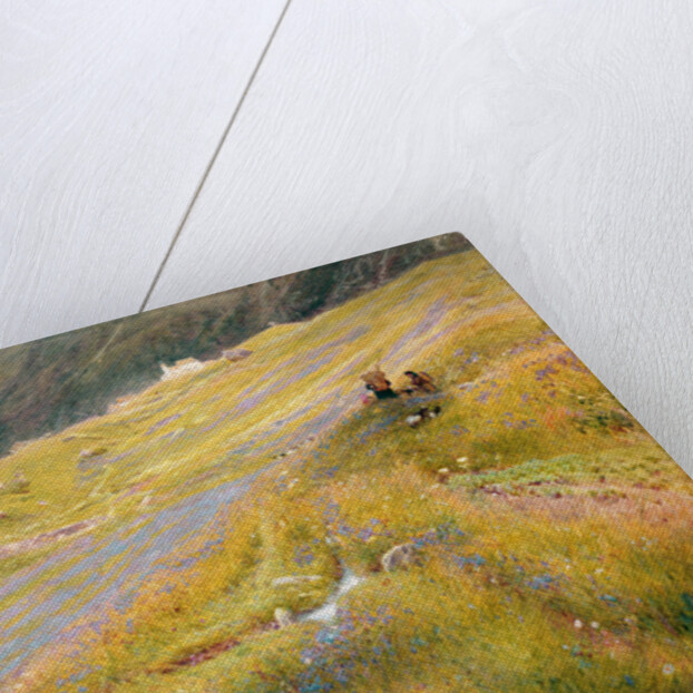The Alpine Summer, 1874 by Albert Goodwin