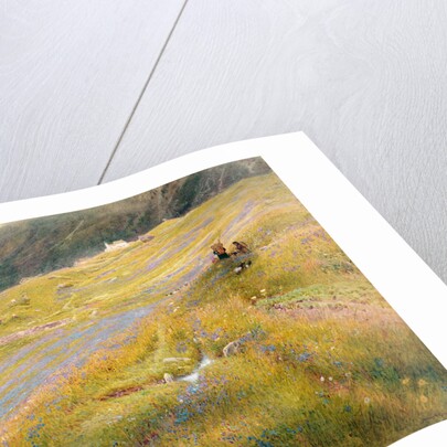 The Alpine Summer, 1874 by Albert Goodwin