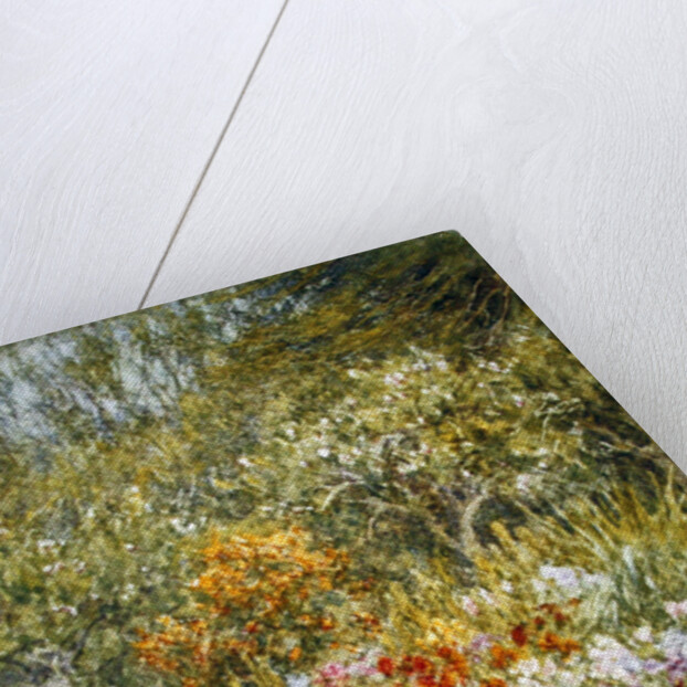 In the kitchen garden, Farringford by Helen Allingham