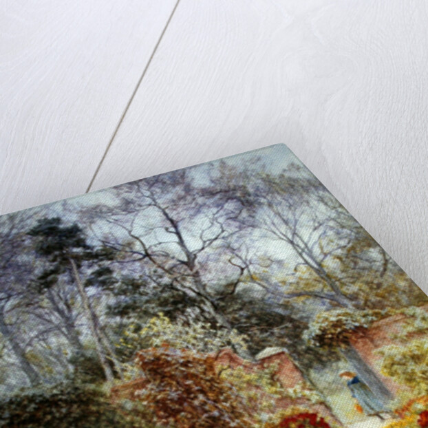 Walled garden in springtime by Helen Allingham