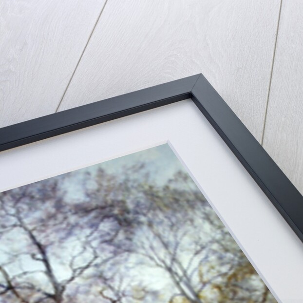 Walled garden in springtime by Helen Allingham