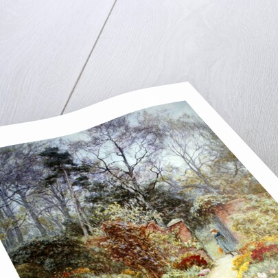 Walled garden in springtime by Helen Allingham