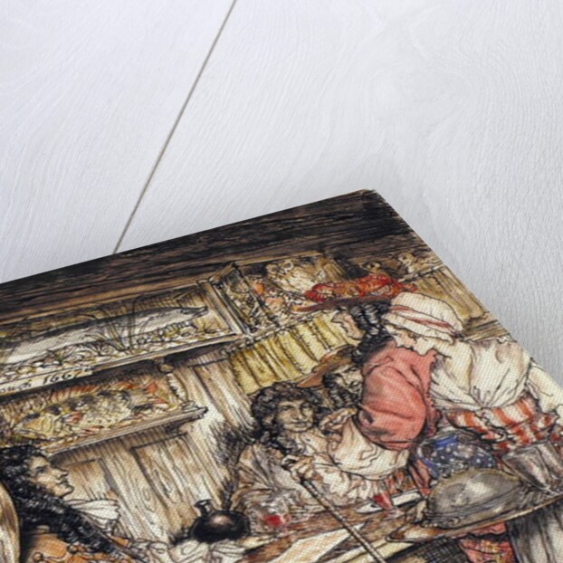 Go and see at one of the coffee houses in King Street in Westminster by Arthur Rackham