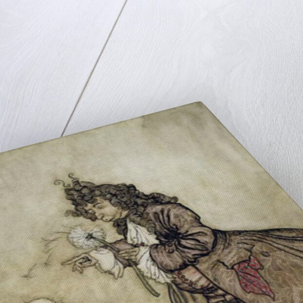 When Her Majesty Wants to Know the Time by Arthur Rackham