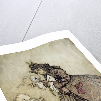 When Her Majesty Wants to Know the Time by Arthur Rackham