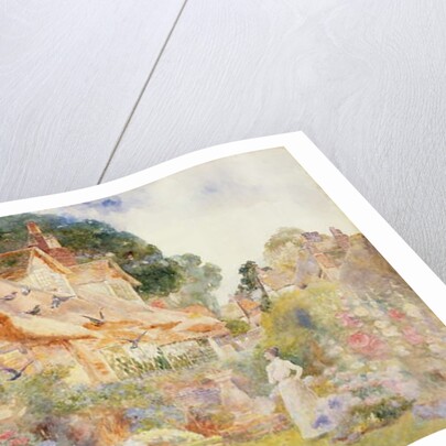 Watching the Doves, 1905 by David Woodlock