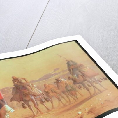 An Arab Caravan by Joseph-Austin Benwell