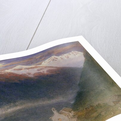 The Gorge of Gondo, Simplon by Albert Goodwin