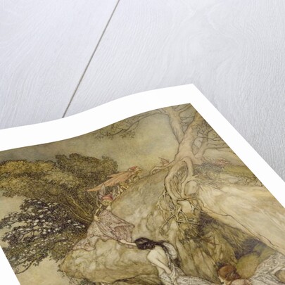 Girls by a Stream, 1906 by Arthur Rackham