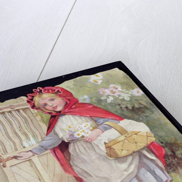 Little Red Riding Hood at the Garden Gate by Ada Dennis