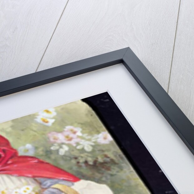 Little Red Riding Hood at the Garden Gate by Ada Dennis