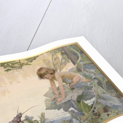 The Fairy and the Beetle, 1922 by Arthur Herbert Buckland