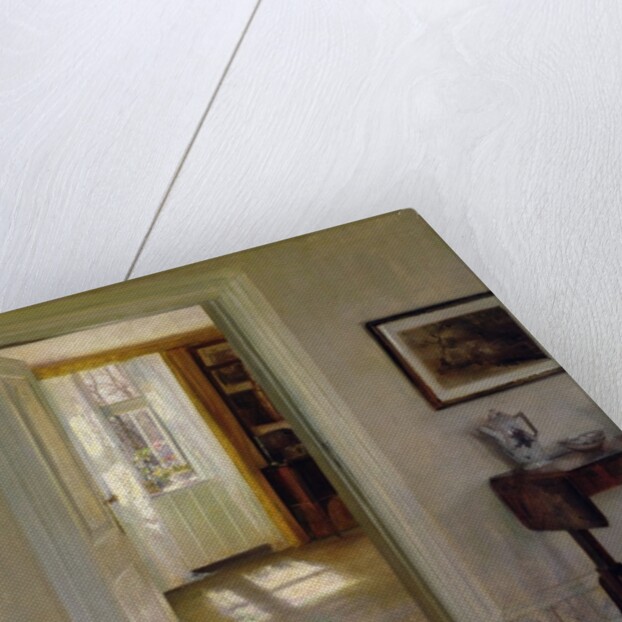 Interior with Garden by Carl Holsoe