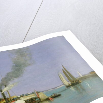 Honfleur, 1854-57 by Eugene Louis Boudin