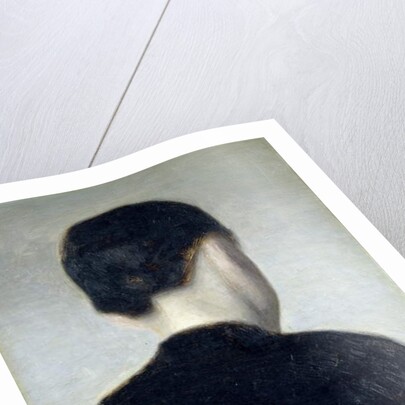 Seated Figure, Seen from Behind, 1884 by Vilhelm Hammershoi