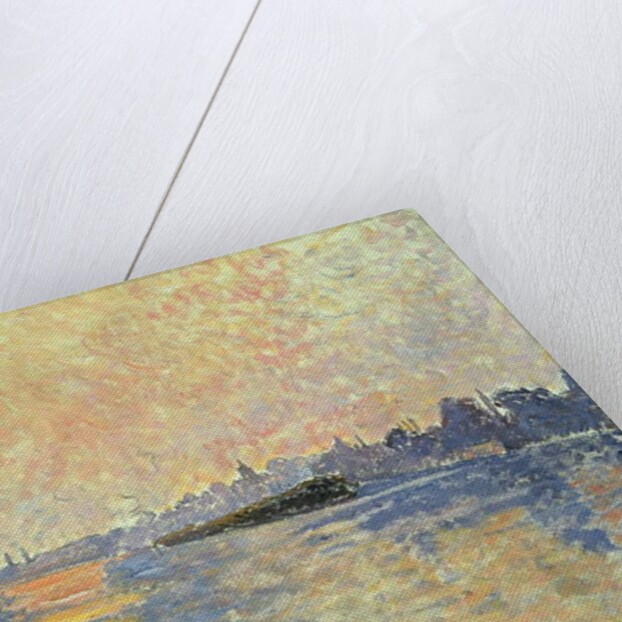 Sunset on the Thames at Chiswick by Lucien Pissarro