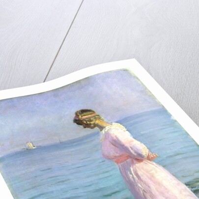 Girl in a Pink Dress, 1914 by Michael Peter Ancher