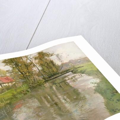 River Landscape, c.1897 by Fritz Thaulow