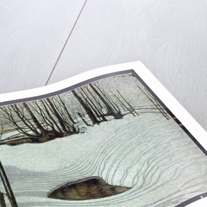 Forest in Winter, c.1905 by Bror Lindh