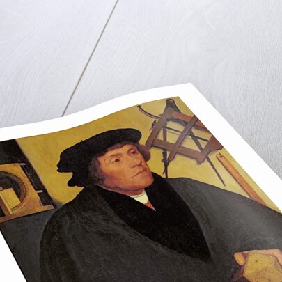 Portrait of Nicholas Kratzer Fellow of Corpus Christi College and later Astronomer Royal to King Henry VIII by Hans (after) Holbein the Younger