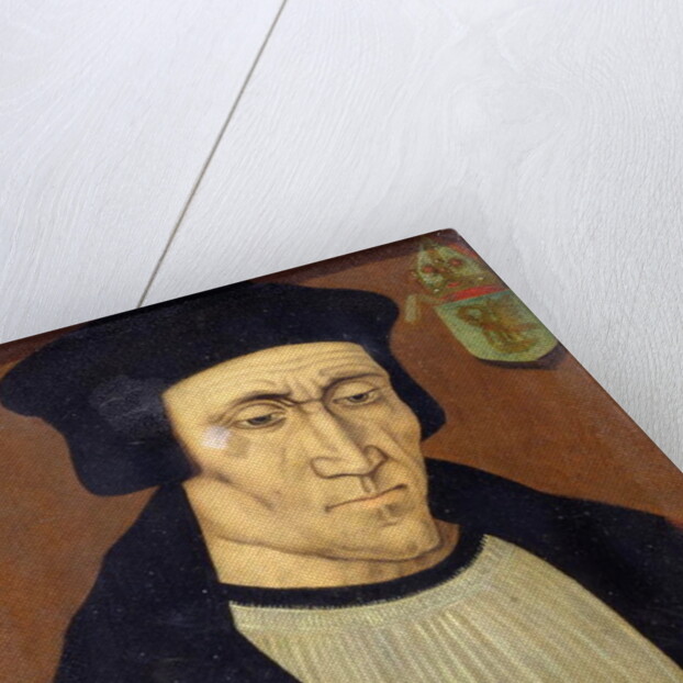 Portrait of Richard Foxe or Fox Bishop of Winchester, Lord Privy Seal to Henry VII and Henry VIII and founder of Corpus Christi College, Oxford by English School