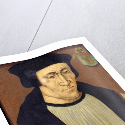 Portrait of Richard Foxe or Fox Bishop of Winchester, Lord Privy Seal to Henry VII and Henry VIII and founder of Corpus Christi College, Oxford by English School