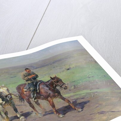 To the Budennyy Detachment, 1923 by Mitrofan Borisovic Grekov