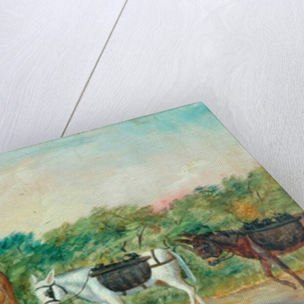 Coal Transportation in to Shibden Valley, 1880 by Unknown Artist