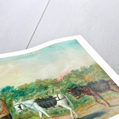 Coal Transportation in to Shibden Valley, 1880 by Unknown Artist