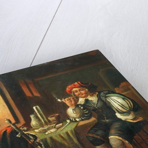 Man Smoking by Unknown Artist