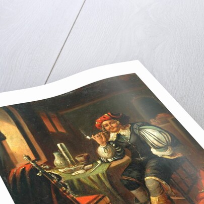 Man Smoking by Unknown Artist