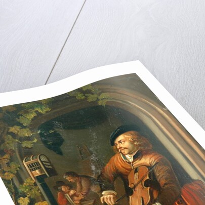 The Violin Player by Unknown Artist